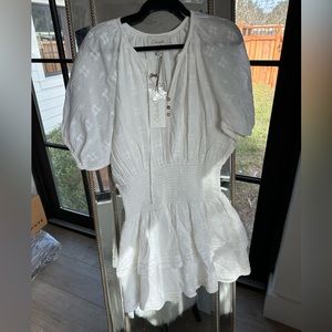 New Cleobella White Mini Dress Size Small. Perfect spring and summer dress 👗